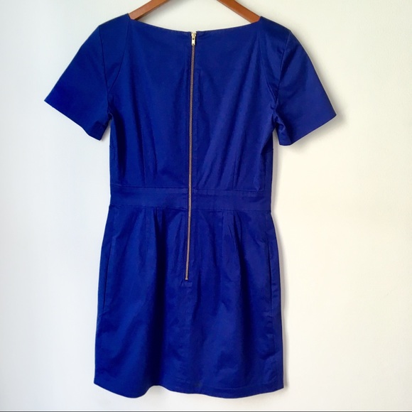 French Connection Richie Mini Dress Royal Blue - Picture 8 of 8